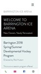 Mobile Screenshot of barringtonicearena.com